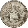 Image 1 : MEXICO, Guanajuato, cap-and-rays 8 reales, 1826 JJ, straight J's.