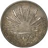 Image 1 : MEXICO, Mexico City, cap-and-rays 8 reales, 1833 ML.