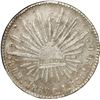 Image 1 : MEXICO, San Luis Potosí, cap-and-rays 8 reales, 1867 CA, very rare.