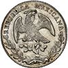 Image 2 : MEXICO, Chihuahua, cap-and-rays 8 reales, 1874 MM, NGC AU details / obv spot removed.