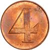 Image 1 : (PANAMA) VENEZUELA, bronze 4 reales token, no date, Rivero S. Hermanos, rare, PCGS UNC details