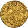 Image 1 : PAPAL STATES, Rome mint, gold zecchino, Benedict XIV, 1752, NGC AU 55.