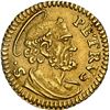 Image 1 : PAPAL STATES, Rome mint, gold ½ scudo romano, Benedict XIV, no date (1751), NGC AU 55.