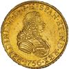Image 1 : PERU, Lima, gold bust 8 escudos, Ferdinand VI, 1756 JM, rare, PCGS MS61, finest known in PCGS census