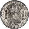Image 2 : PERU, Lima, pillar 8 reales, Ferdinand VI, 1757 JM, NGC AU 58, ex-Almenara.