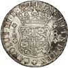 Image 2 : PERU, Lima, pillar 8 reales, Charles III, 1772 JM, dot over left mintmark only, rare.