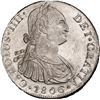 Image 1 : PERU, Lima, bust 8 reales, Charles IV, 1806 JP, PCGS MS63.