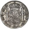 Image 2 : PERU, Cuzco, bust 8 reales, Ferdinand VII, 1824 G, no dot between IND REX, rare, NGC VF 35, ex-Almen