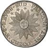 Image 1 : PERU (Republic of South Peru), Cuzco, 8 reales, 1837 BA, CONFEDERACION in small letters, NGC UNC det