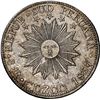 Image 1 : PERU (Republic of South Peru), Cuzco, 8 reales, 1837 MS, CONFEDERACION in large letters, NGC AU deta