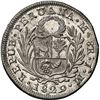 Image 2 : PERU, Lima, 8 reales, 1829 JM, NGC MS 61, ex-Almenara.