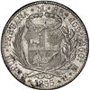 Image 2 : PERU, Lima, 8 reales, 1855 MB, NGC AU 58, ex-Almenara.