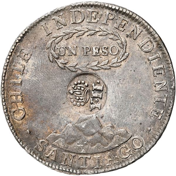 PHILIPPINES (under Spain), Manila, 8 reales, Isabel II, crowned Y.II. countermark (Type IV, 1834-37)