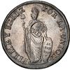 Image 1 : PHILIPPINES (under Spain), Manila, 8 reales, Isabel II, crowned-Y.II. countermark (Type VI, 1834-37)