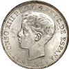 Image 1 : PHILIPPINES (under Spain), Manila, 1 peso, Alfonso XIII, 1897 SG-V, NGC MS 62.