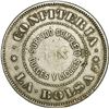 Image 1 : PUERTO RICO (under Spain), Mayagüez, copper-zinc-nickel 4 centavos token, no date (ca. 1890s), Anton