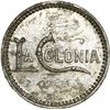 Image 1 : PUERTO RICO, Bayamón(?), aluminum ½ real token, no date (late 1800s / early 1900s?), La Colonia Espa
