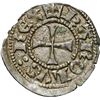 Image 2 : SPAIN, Navarre, billon 1 carlín prieto (dinero), Carlos II  (1349-1387), "the Bad," NGC AU 55, fines