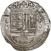 Image 1 : SPAIN, Granada, cob 4 reales, Philip II, assayer oF above denomination o-IIII to right, mintmark G t