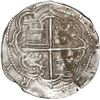 Image 2 : SPAIN, Granada, cob 4 reales, Philip II, assayer oF above denomination o-IIII to right, mintmark G t
