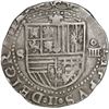 Image 1 : SPAIN, Seville, cob 4 reales, Philip II, assayer Gothic D at 4 o'clock outside tressure on reverse.