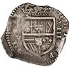 Image 1 : SPAIN, Madrid, cob 8 reales, Phillip III, 1621 V, very rare, PCGS XF45, finest and only example in P