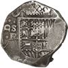 Image 1 : SPAIN, Seville, cob 8 reales, Philip IV, 1638/7 R, very rare, NGC VF 30, finest and only example in 