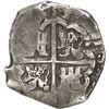 Image 2 : SPAIN, Seville, cob 8 reales, Philip IV, 1638/7 R, very rare, NGC VF 30, finest and only example in 