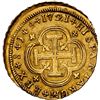 Image 2 : SPAIN, Seville, gold milled 4 escudos, Philip V, 1721 J, NGC AU 55.