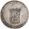 Image 2 : SPAIN, Madrid, bust 8 reales, Philip V, 1709 J, coin alignment, rare, PCGS VF30, finest and only exa