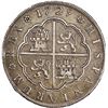 Image 2 : SPAIN, Madrid, milled 8 reales, Philip V, 1729 JJ, straight 9 in date, rare, PCGS XF45, finest and o