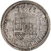 Image 1 : SPAIN, Segovia, milled 8 reales, Philip V, 1727 F, PCGS AU details / cleaned.
