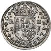 Image 1 : SPAIN, Seville, milled 2 reales, Philip V, 1722 J, NGC UNC details / cleaned.