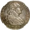 Image 1 : SPAIN, Madrid, bust 4 reales, Charles IV, 1793 MF, NGC AU 50.