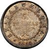Image 2 : SPAIN, Barcelona, 5 pesetas, Joseph Napoleon, 1811, twenty-five tulips in wreath, NGC MS 64.