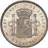 Image 2 : SPAIN, Madrid, 5 pesetas, Alfonso XIII, 1899 SG-V, 18-99 inside stars, NGC UNC details / cleaned.