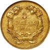 Image 2 : UNITED STATES, Philadelphia mint, gold $3 Indian Princess, 1861, NGC AU 53.