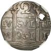 Image 1 : (VENEZUELA) COLOMBIA, round "imitation cob" 2 reales, fantasy date "931" (ca. 1815), transposed quad