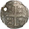 Image 2 : (VENEZUELA) COLOMBIA, round "imitation cob" 2 reales, fantasy date "931" (ca. 1815), transposed quad