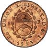 Image 2 : ARGENTINA, bronze medal, 1913 coinage centenary, NGC MS 64 RD.