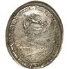 Image 1 : BOLIVIA, oval silver medal, 1833, visit to the port of Cobija.