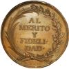 Image 2 : MEXICO, large bronze medal, Charles IV, 1806, loyalty award, by Francisco Gordillo, ex-Medina.