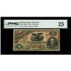 Image 1 : BOLIVIA, Sucre, Banco Nacional, 1 boliviano, 1-1-1883, series LI, serial 73976, PMG VF 25, "top pop.