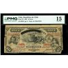 Image 1 : CHILE, Santiago, República de Chile, 10 pesos, 14-9-1898 black EMISION FISCAL overprint on Banco de 