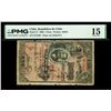 Image 1 : CHILE, Santiago, República de Chile, 1 peso, serial 273108, 14-9-1898 black EMISION FISCAL overprint