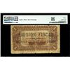 Image 2 : CHILE, Santiago, República de Chile, 1 peso, serial 273108, 14-9-1898 black EMISION FISCAL overprint