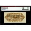 Image 2 : CHILE, Santiago, República de Chile, 1 peso, serial 165229, 17-8-1898 black EMISION FISCAL overprint