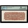 Image 2 : CHILE, Santiago, República de Chile, 10 pesos specimen, 1905-18, PMG AU 55 EPQ.