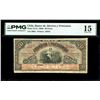 Image 1 : CHILE, Santiago, Banco de Ahorros y Prestamos, 20 pesos remainder, 16-2-1891, serial 5003, PMG Choic