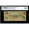 Image 1 : CHILE, Santiago, Banco de la Alianza, 1 peso, 13-11-1877, serial C56791, rare, PMG F 12, finest and 